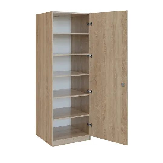 Q 14-60 skříň šatní, 1-dvéřová, 600x600x1800mm, dub bardolino